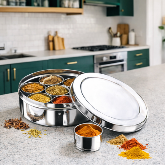 Zatta Stainless Steel Masala Box 1500 ml