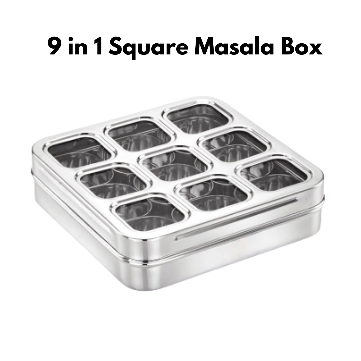 Zatta 9 In 1 Square Masala Box 1650 ml